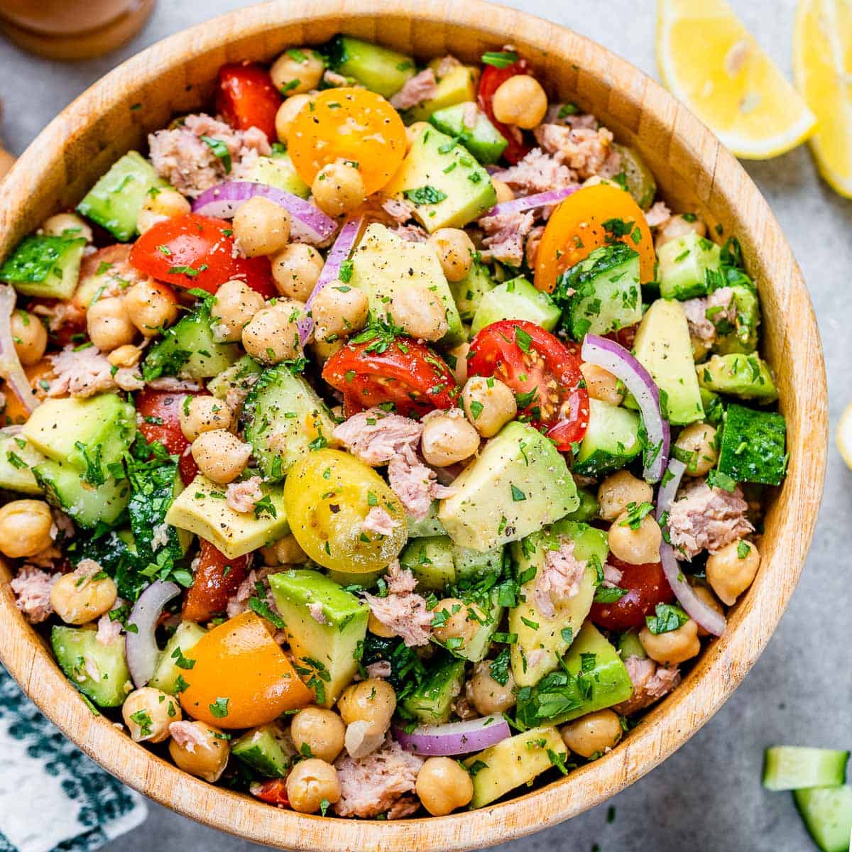 Quick & Healthy Avocado Chickpea Tuna Salad Recipe Guide